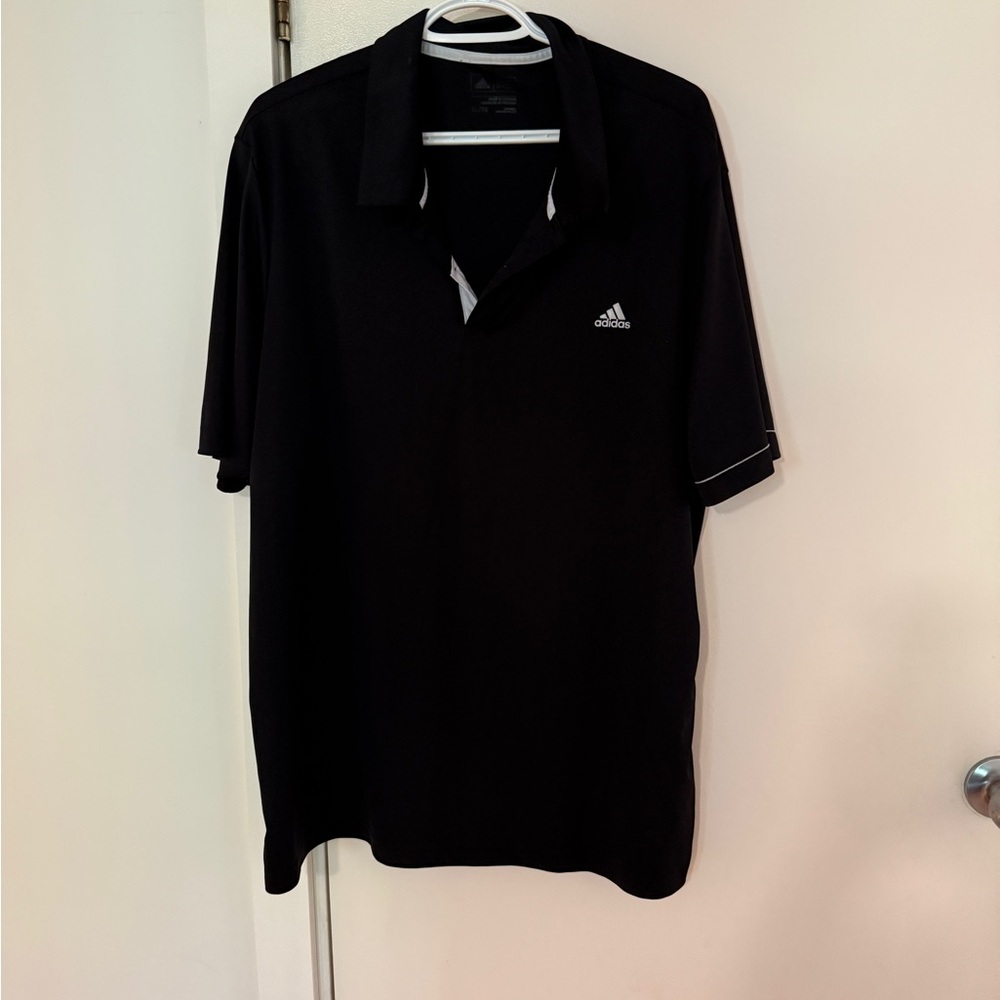 Adidas Men's Black Polo Shirt XL